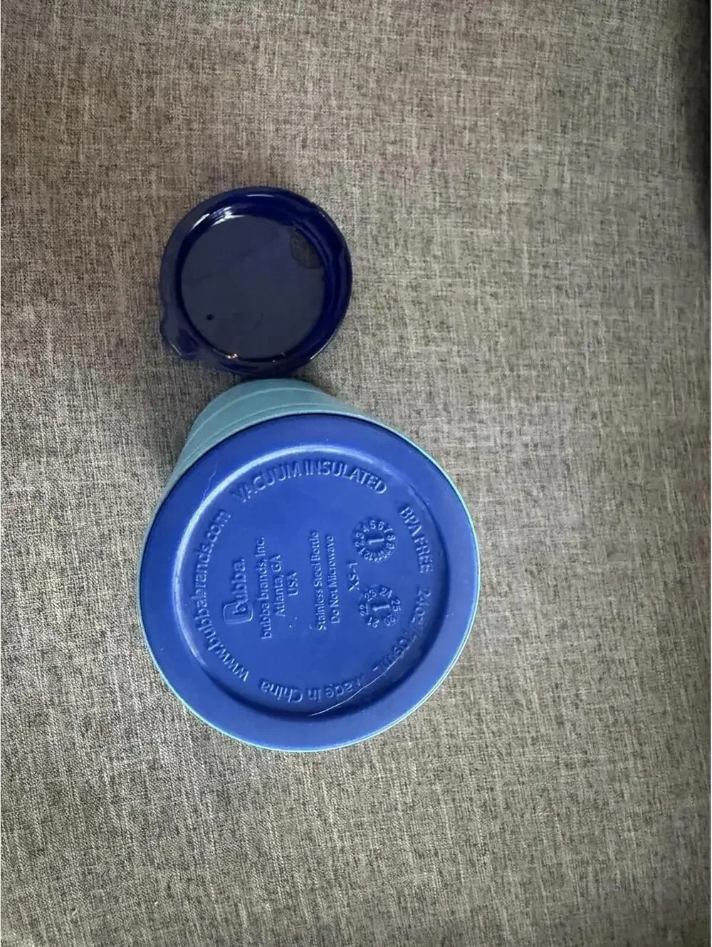 Bubba Envy S Stainless Steel Tumbler 24 Oz Blue With Blue Lid